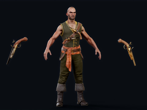 PIRATE 11R 3D Модель