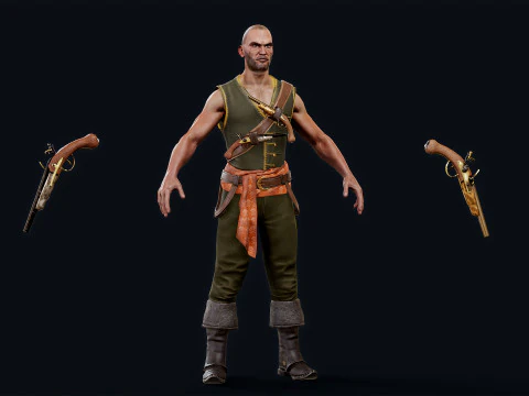 PIRATE 11R 3D Model