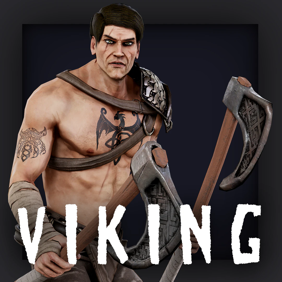 vikingo r6 Modelo 3D .c4d .max .obj .3ds .fbx .stl .blend 