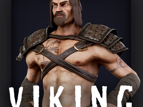 Viking 1 Berserker 3D-Modell