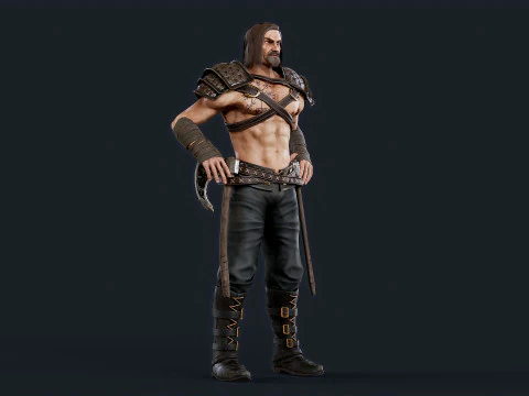 Viking 1 Berserker 3D Model