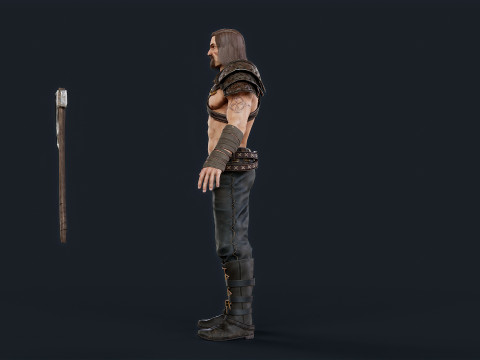 Viking 1 Berserker Model 3D