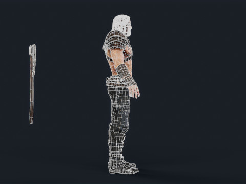 Viking 1 Berserker Model 3D