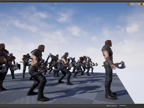 Viking 1 Berserker 3D Model