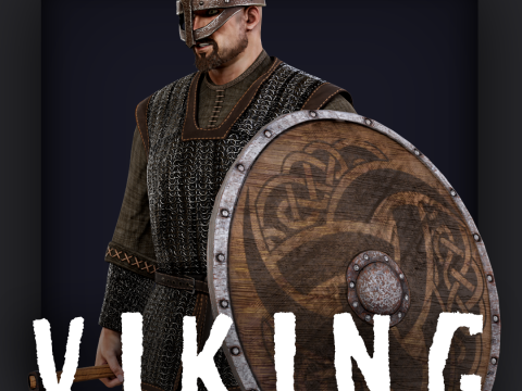VIKING 4 B 3D Model