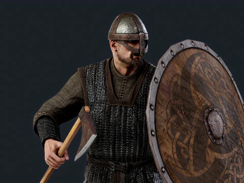 VIKING 4 B 3D Model
