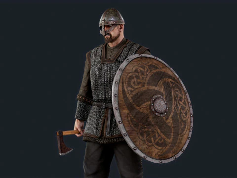 VIKING 4 B 3D Model
