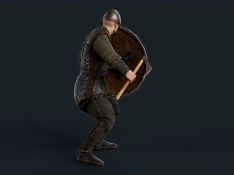 VIKING 4 B 3D Model