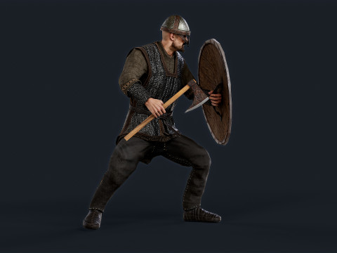 VIKING 4 B Model 3D