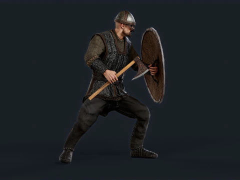 VIKING 4 B 3D Model