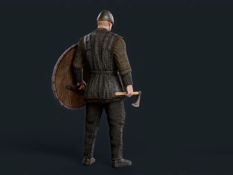 VIKING 4 B 3D Model