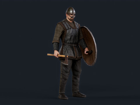 VIKING 4 B Model 3D