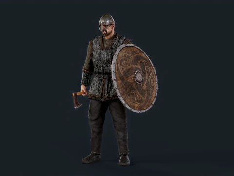 VIKING 4 B 3D Model