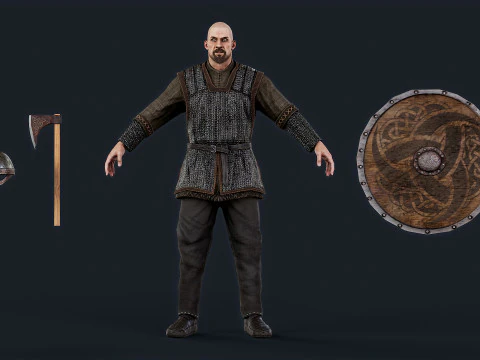VIKING 4 B 3D Model