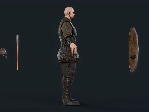 VIKING 4 B 3D Model