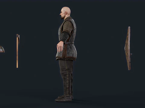 VIKING 4 B 3D Model