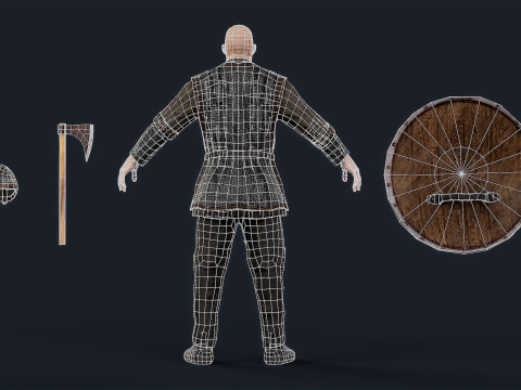 VIKING 4 B Model 3D
