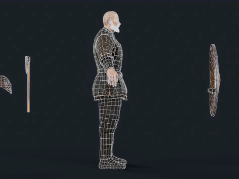 VIKING 4 B 3D Model