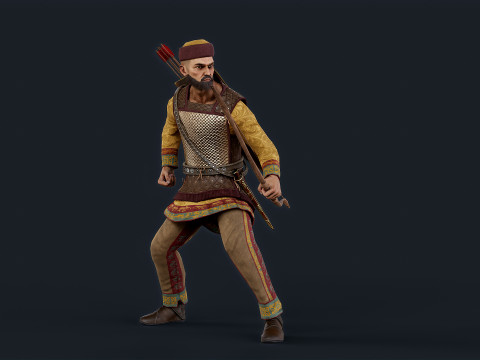 PERSIAN1 B 3D Model