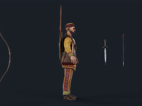 PERSIAN1 B 3D Model