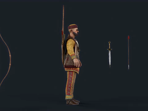 PERSIAN1 B 3D Model