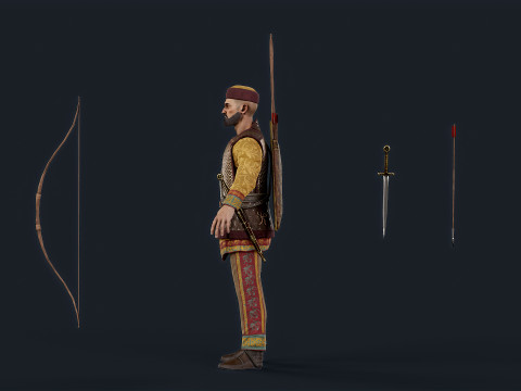 PERSIAN1 B 3D Model