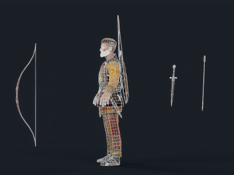 PERSIAN1 B 3D Model
