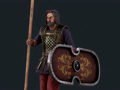 페르시아어 2B 3D 모델