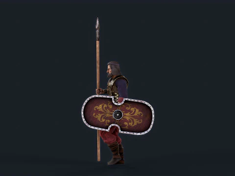 페르시아어 2B 3D 모델