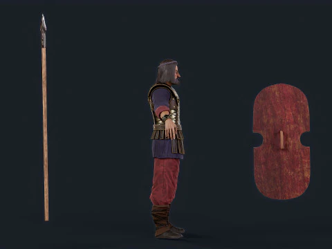 페르시아어 2B 3D 모델