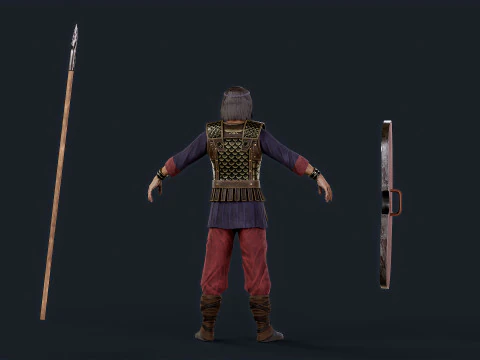 페르시아어 2B 3D 모델