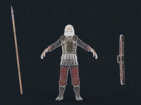 페르시아어 2B 3D 모델