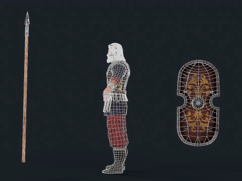 페르시아어 2B 3D 모델