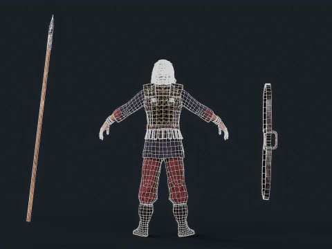 페르시아어 2B 3D 모델