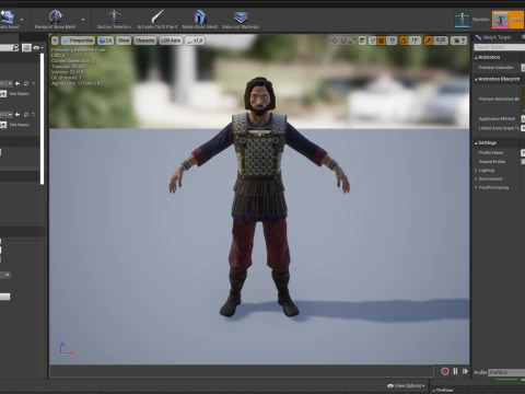 페르시아어 2B 3D 모델