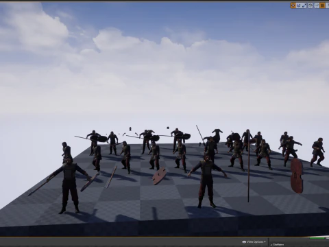 페르시아어 2B 3D 모델