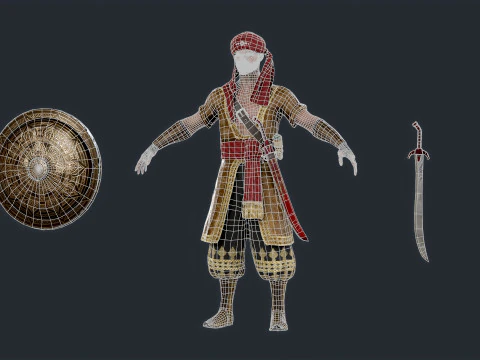 PERSIAN 4 B 3D Model