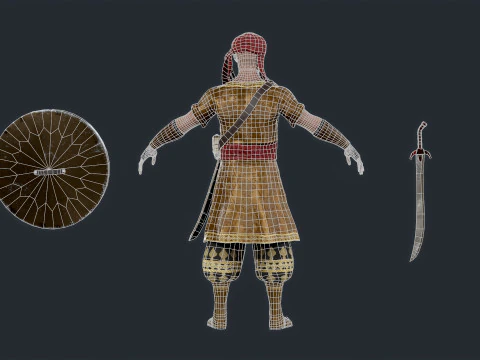 PERSIAN 4 B 3D Model
