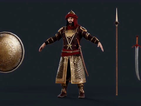 PERSIAN 5 B 3D Model