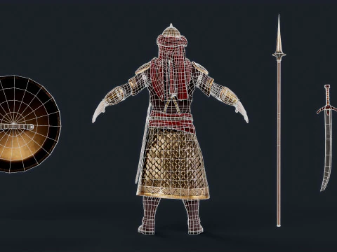 PERSIAN 5 B 3D Model