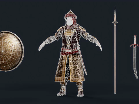 PERSIAN 5 B 3D Model