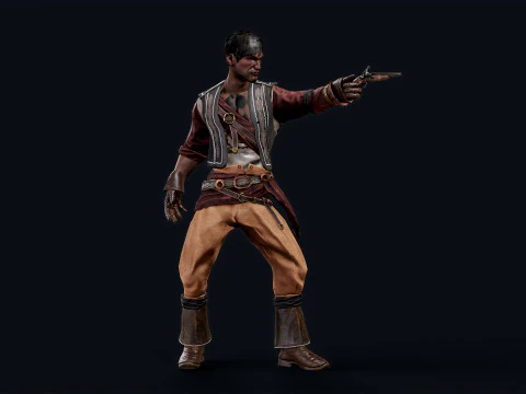 PIRATE 8 3D Model