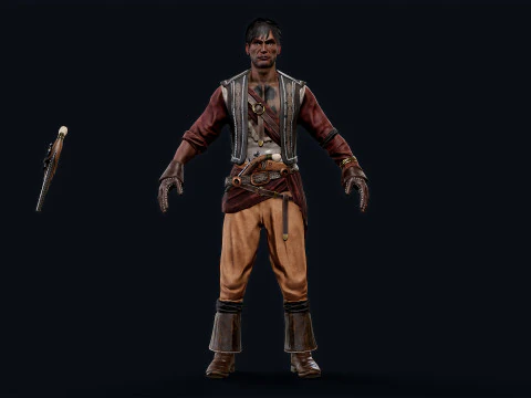 PIRATE 8 3D Model