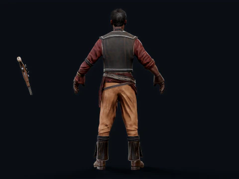 PIRATE 8 3D Model