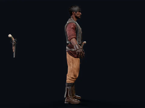 PIRATE 8 3D Model