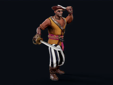 PIRATE 9R 3D Model