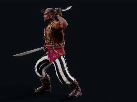 PIRATE 9R Modelo 3D