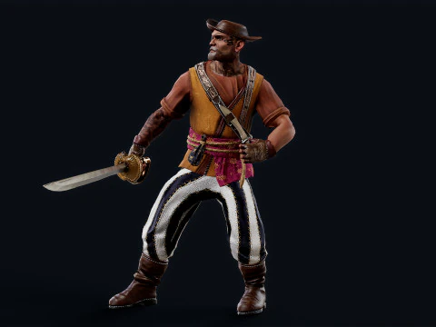 PIRATE 9R 3D Model