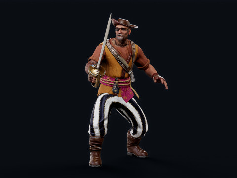 PIRATE 9R Modelo 3D