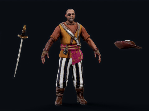 PIRATE 9R Modelo 3D